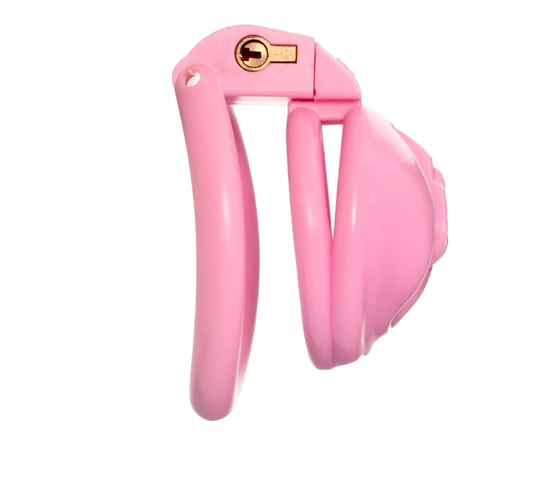 BDSM Pink Pussy CockCage Male Bondage Penis Lock Ring Sissy Chastity Devices Cage Gay Ladyboy Shemale 18+ Sex Toys18+ NSFW