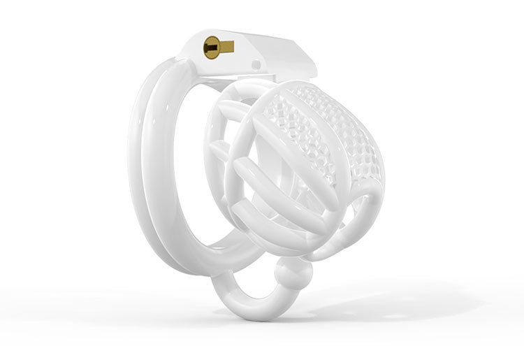 Pink Mini Male Chastity Penis Device Chrome CBT Slave Gay With Hook Ring Cuckold Lockdown Cage Restraint For Men Sex Toys  18+