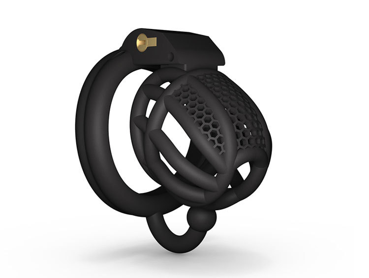 Pink Mini Male Chastity Penis Device Chrome CBT Slave Gay With Hook Ring Cuckold Lockdown Cage Restraint For Men Sex Toys  18+