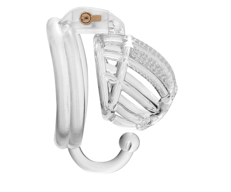 Pink Mini Male Chastity Penis Device Chrome CBT Slave Gay With Hook Ring Cuckold Lockdown Cage Restraint For Men Sex Toys  18+