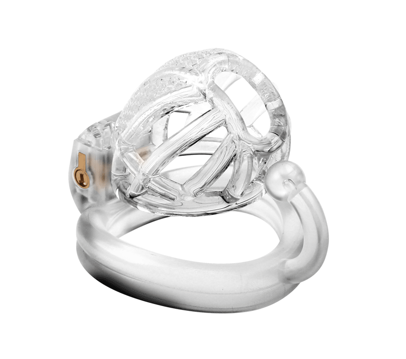 Pink Mini Male Chastity Penis Device Chrome CBT Slave Gay With Hook Ring Cuckold Lockdown Cage Restraint For Men Sex Toys  18+