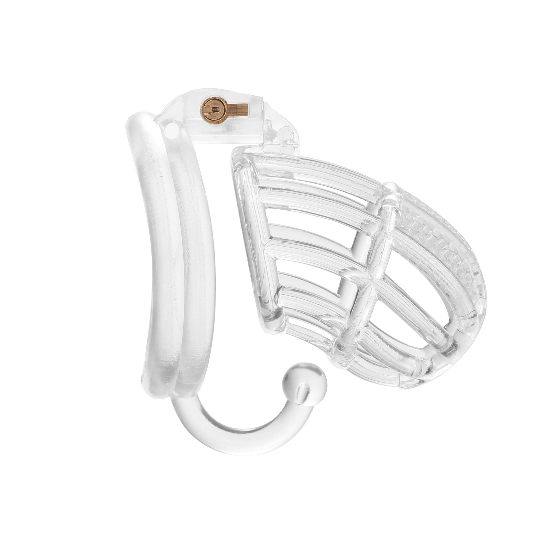 Pink Mini Male Chastity Penis Device Chrome CBT Slave Gay With Hook Ring Cuckold Lockdown Cage Restraint For Men Sex Toys  18+