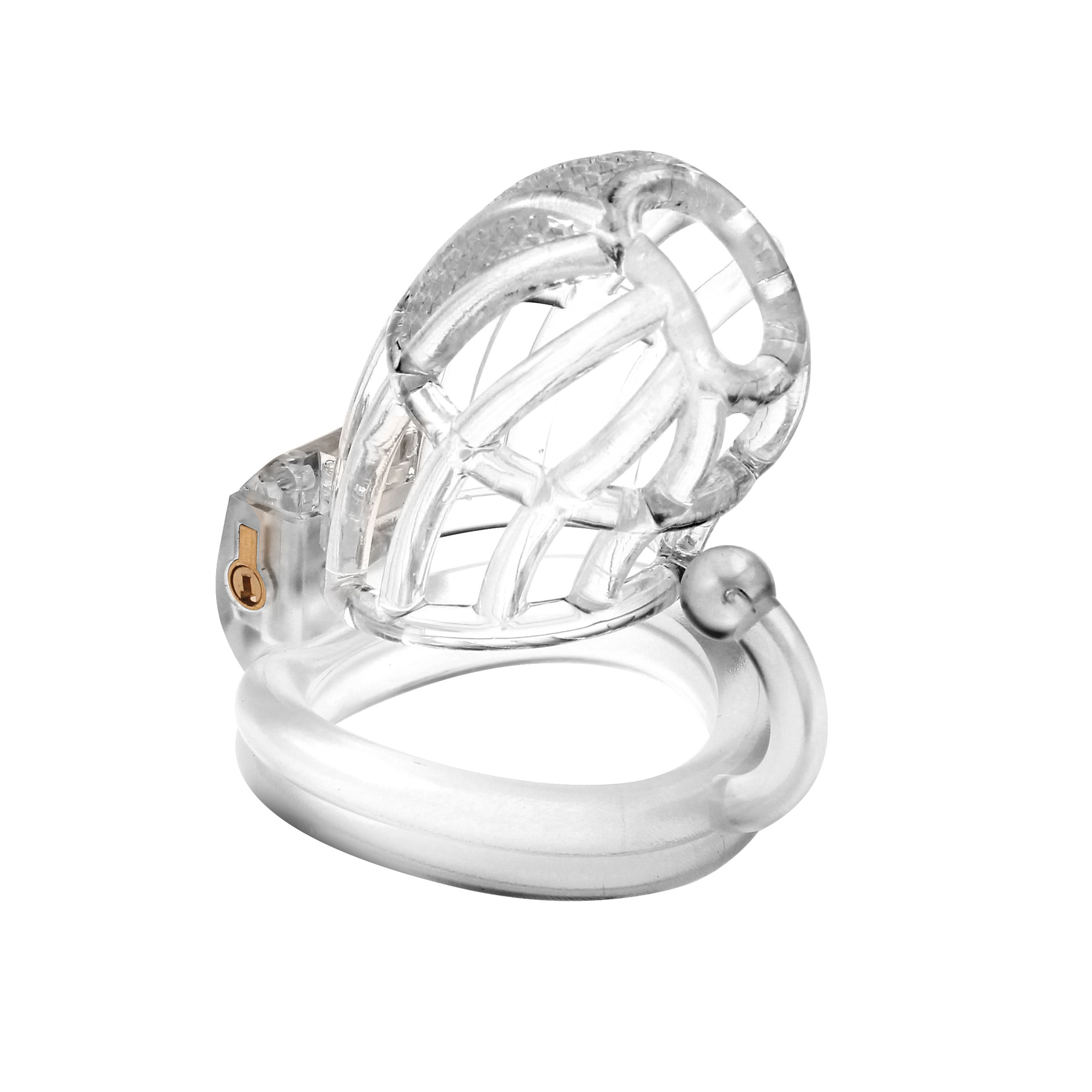 Pink Mini Male Chastity Penis Device Chrome CBT Slave Gay With Hook Ring Cuckold Lockdown Cage Restraint For Men Sex Toys  18+
