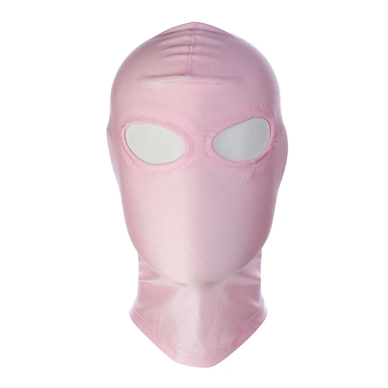 Head Mask Spandex Lycra Hood Bdsm SM Role Playing Game Erotic Latex Leather Fetish Open Mouth Hood Mask Sex Toys adult Sexy Toy