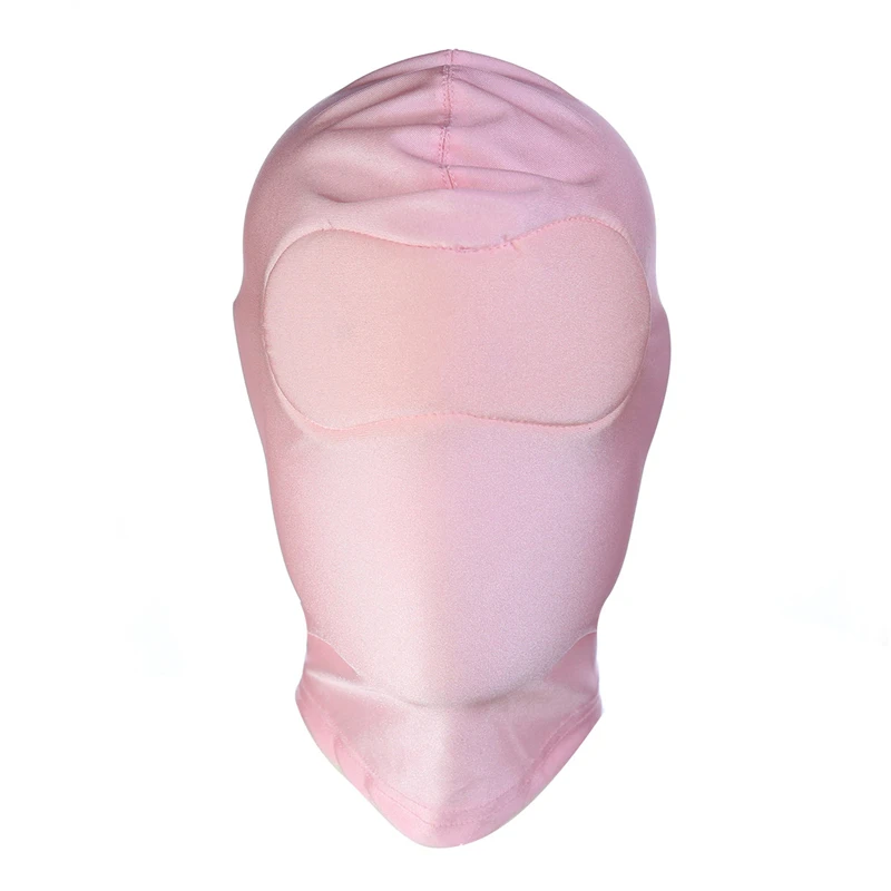 Head Mask Spandex Lycra Hood Bdsm SM Role Playing Game Erotic Latex Leather Fetish Open Mouth Hood Mask Sex Toys adult Sexy Toy