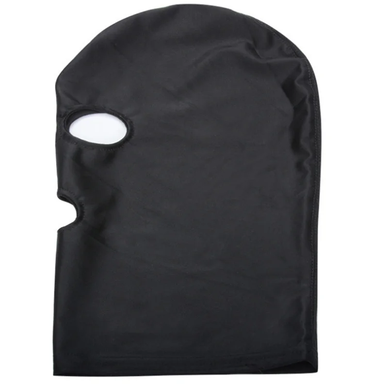 Sexy Toys Open Mouth Eye Bondage Party Mask Cosplay Slave punish Headgear Mask Exotic Apparel Sex Products BDSM Fetish Mask Hood