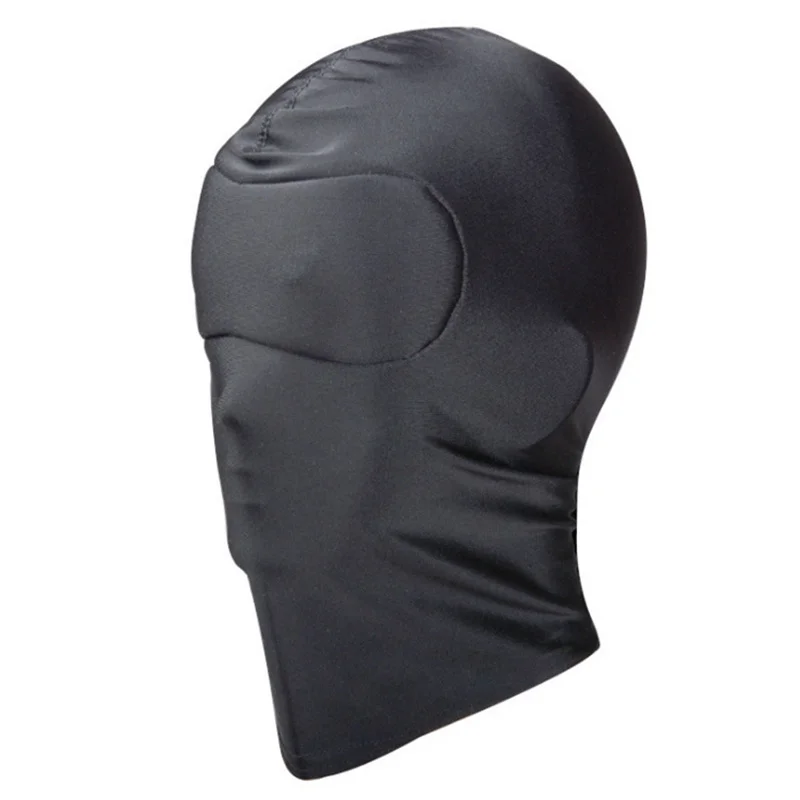 Sexy Toys Open Mouth Eye Bondage Party Mask Cosplay Slave punish Headgear Mask Exotic Apparel Sex Products BDSM Fetish Mask Hood