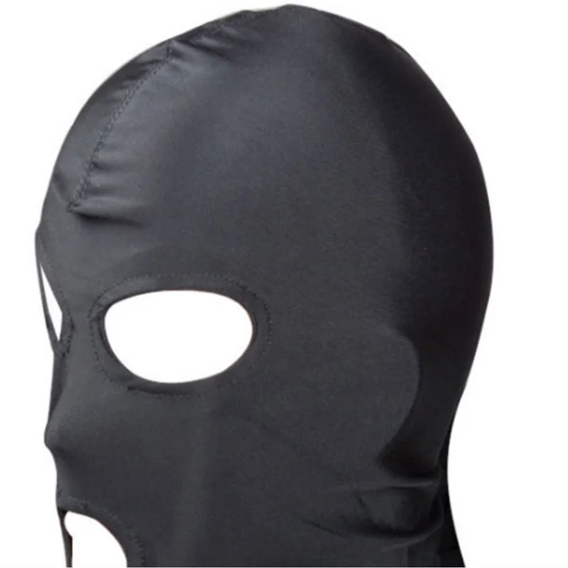 Sexy Toys Open Mouth Eye Bondage Party Mask Cosplay Slave punish Headgear Mask Exotic Apparel Sex Products BDSM Fetish Mask Hood