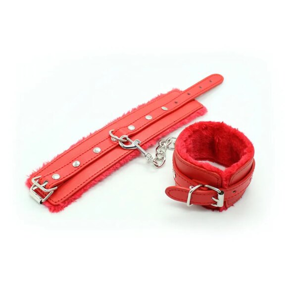 Sexy Whip Sex Handcuffs BDSM Bondage Set Toys With Handcuffs For Sex Blindfold Eye Mask Adult Erotic Toys For Woman