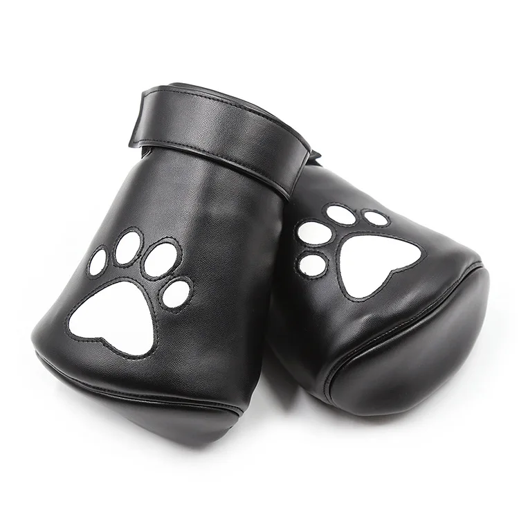 Bdsm Bondage Dog Paw Glove Slave Dog Glove Sex Toy Pup Roleplay Party Mask Unisex Leather Soft Padded Puppy Play Harness Adult