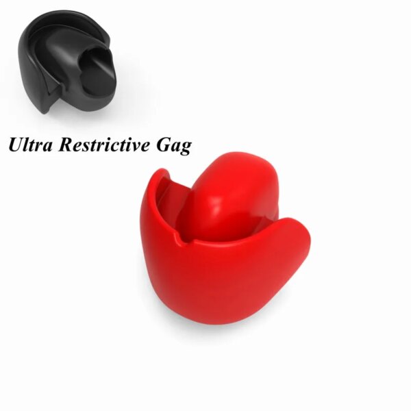 Ultra Restrictive Ball Gag for Oral Cavity To Be Worn Under A Mask ,Trapper Gag,oral Cavity Tongue Fixed Sex Toys for Couples