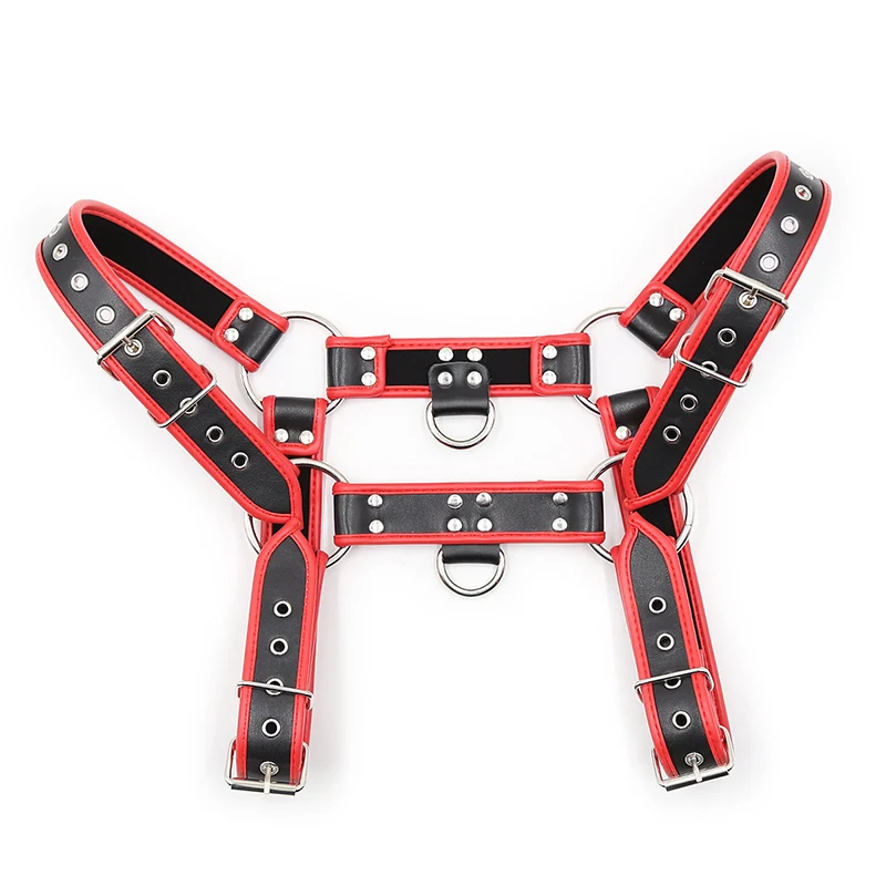 Bdsm Pet Roleplay Set,Puppy Play Dog Hood Mask Party Mask,Leather Male Chest Harness Strap,Dog Tail Plug,Pup Neck Collar Sex Toy
