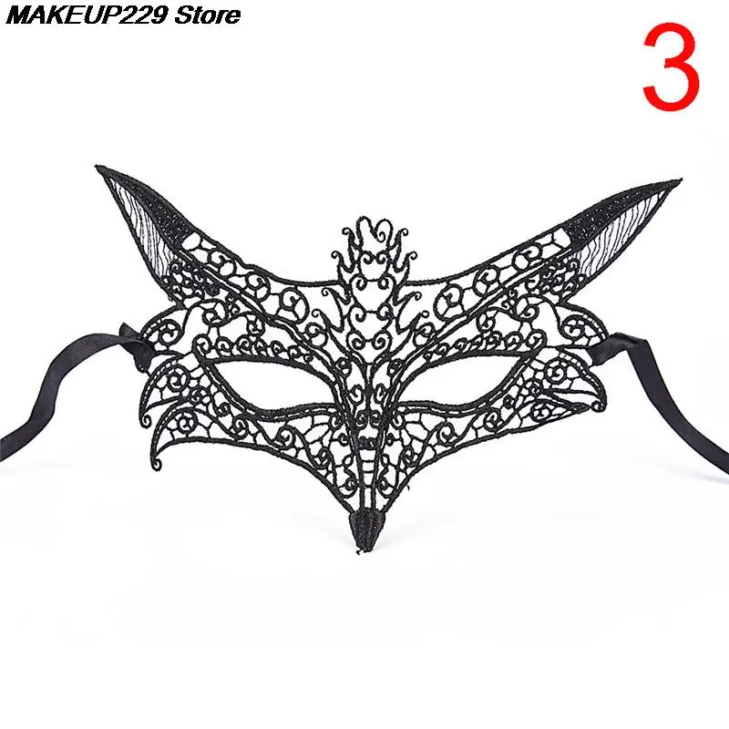 Sexy Black Mask Blinder Blindfold Erotic Fetish Bdsm Slave Restraint Adult Game Sex Toy Product For Women Lady Lace Mask Cutout