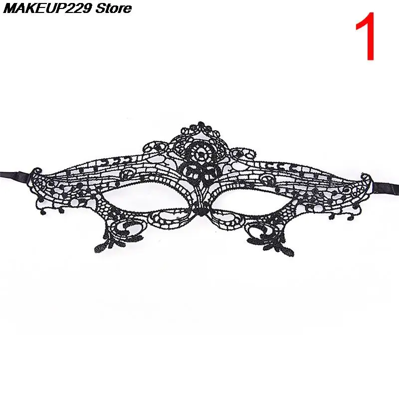 Sexy Black Mask Blinder Blindfold Erotic Fetish Bdsm Slave Restraint Adult Game Sex Toy Product For Women Lady Lace Mask Cutout