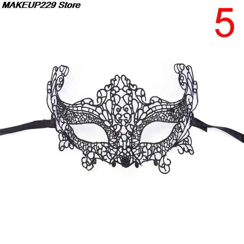 Sexy Black Mask Blinder Blindfold Erotic Fetish Bdsm Slave Restraint Adult Game Sex Toy Product For Women Lady Lace Mask Cutout