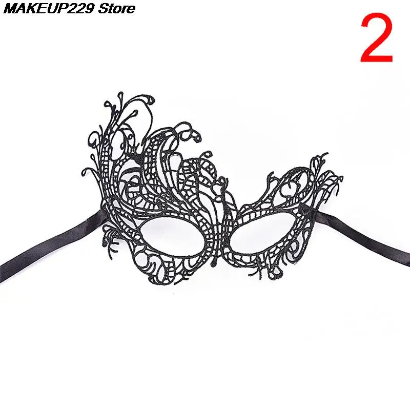 Sexy Black Mask Blinder Blindfold Erotic Fetish Bdsm Slave Restraint Adult Game Sex Toy Product For Women Lady Lace Mask Cutout