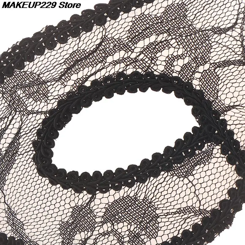 Sexy Black Mask Blinder Blindfold Erotic Fetish Bdsm Slave Restraint Adult Game Sex Toy Product For Women Lady Lace Mask Cutout