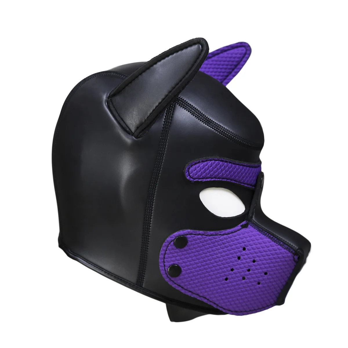 XL Large Size Puppy Cosplay Neoprene Fetish Hood Mask for Men Women Bdsm Bondage Slave Role Play Flirting Adults Sex Games XL Large Size Puppy Cosplay Neoprene Fetish Hood Mask for Men Women Bdsm Bondage Slave Role Play Flirting Adults Sex Games