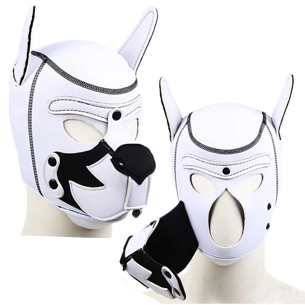 20 Styles Neoprene Puppy Play Dog Hood Mask,Bdsm Bondage Slave Pet Roleplay Party Pup Mask,Removable Muzzle,Couple Flirt Sex Toy 20 Styles Neoprene Puppy Play Dog Hood Mask,Bdsm Bondage Slave Pet Roleplay Party Pup Mask,Removable Muzzle,Couple Flirt Sex Toy