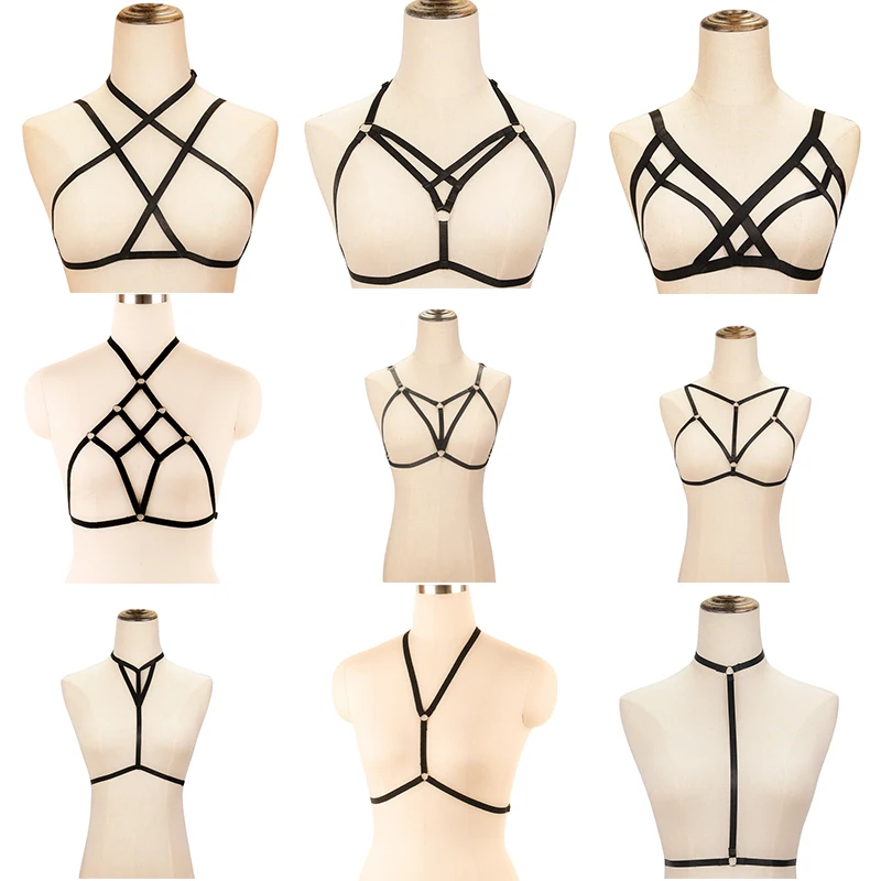 New Pentagram Sword Belt Sexy Ladies Women Body Harness Bra Chest Bondage Erotic Lingerie Cage Bra Gothic Garter Belt Suspenders New Pentagram Sword Belt Sexy Ladies Women Body Harness Bra Chest Bondage Erotic Lingerie Cage Bra Gothic Garter Belt Suspenders