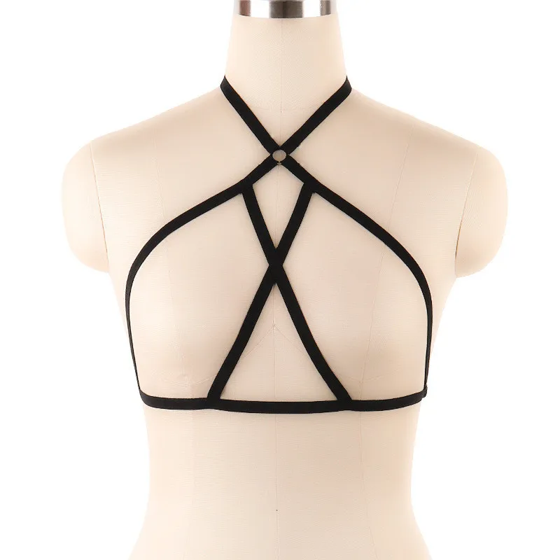 New Pentagram Sword Belt Sexy Ladies Women Body Harness Bra Chest Bondage Erotic Lingerie Cage Bra Gothic Garter Belt Suspenders New Pentagram Sword Belt Sexy Ladies Women Body Harness Bra Chest Bondage Erotic Lingerie Cage Bra Gothic Garter Belt Suspenders
