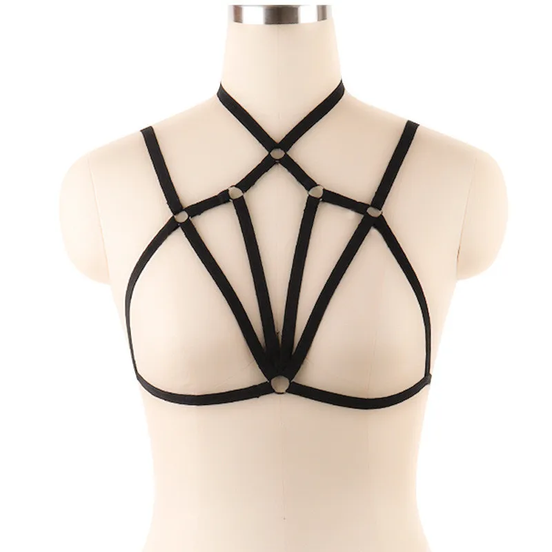 New Pentagram Sword Belt Sexy Ladies Women Body Harness Bra Chest Bondage Erotic Lingerie Cage Bra Gothic Garter Belt Suspenders New Pentagram Sword Belt Sexy Ladies Women Body Harness Bra Chest Bondage Erotic Lingerie Cage Bra Gothic Garter Belt Suspenders