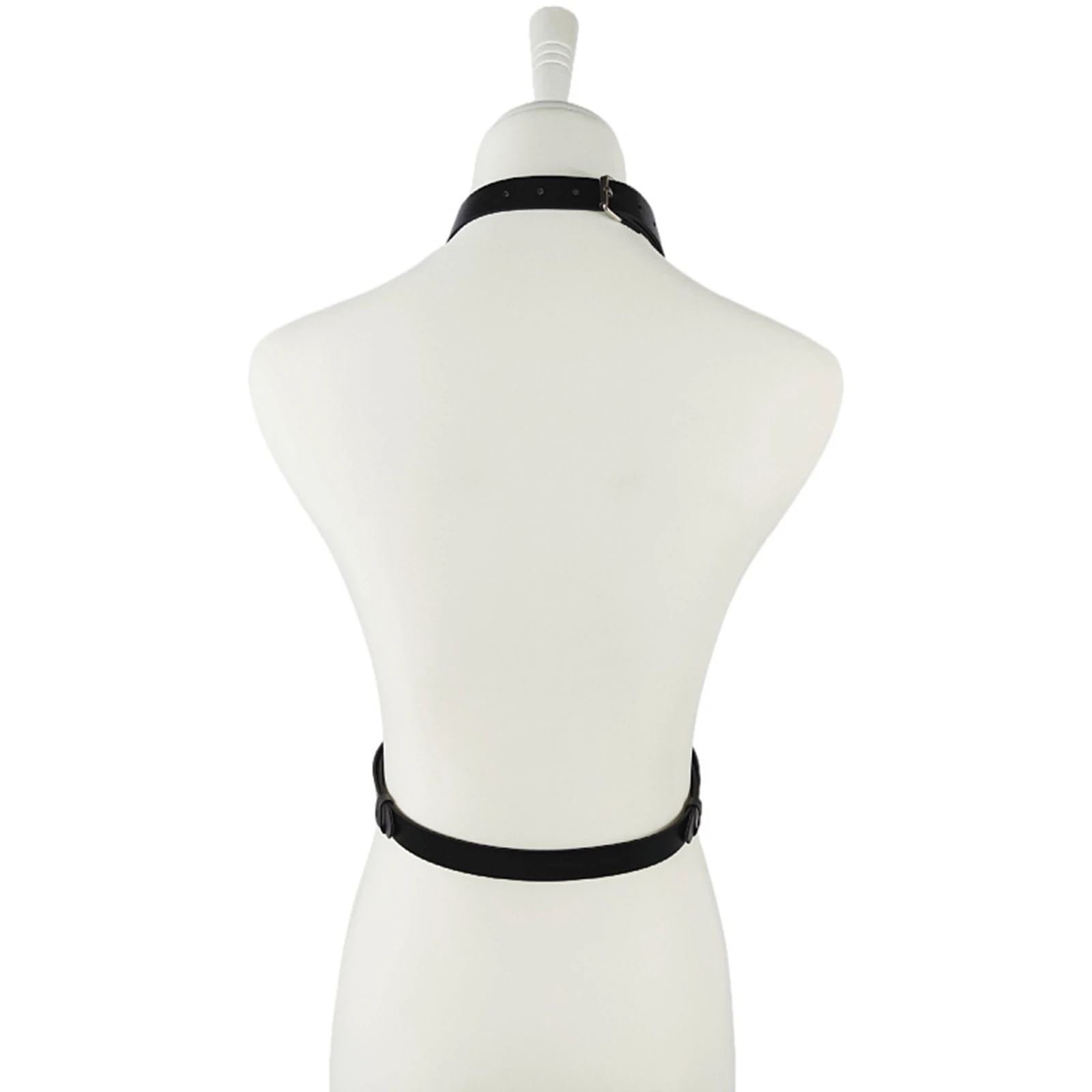 Sexiest Punk Pu Leather Ring Erotic Garter Belt Set Women Sexy Eroticos Harness Lingerie Sets Costume Mujer Nightwear Open Sex