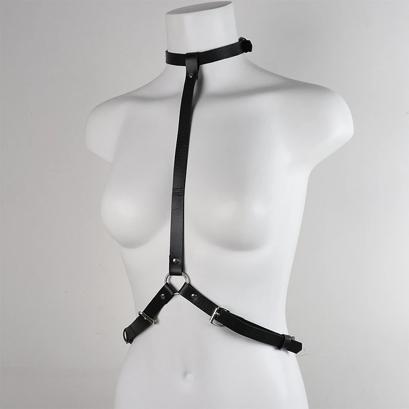 BDSM Bondage Body Garter Belt Women Erotic Lingerie Set Sexy PU Leather Corset Harness Porno Underwear Set Gothic Lenceria Mujer