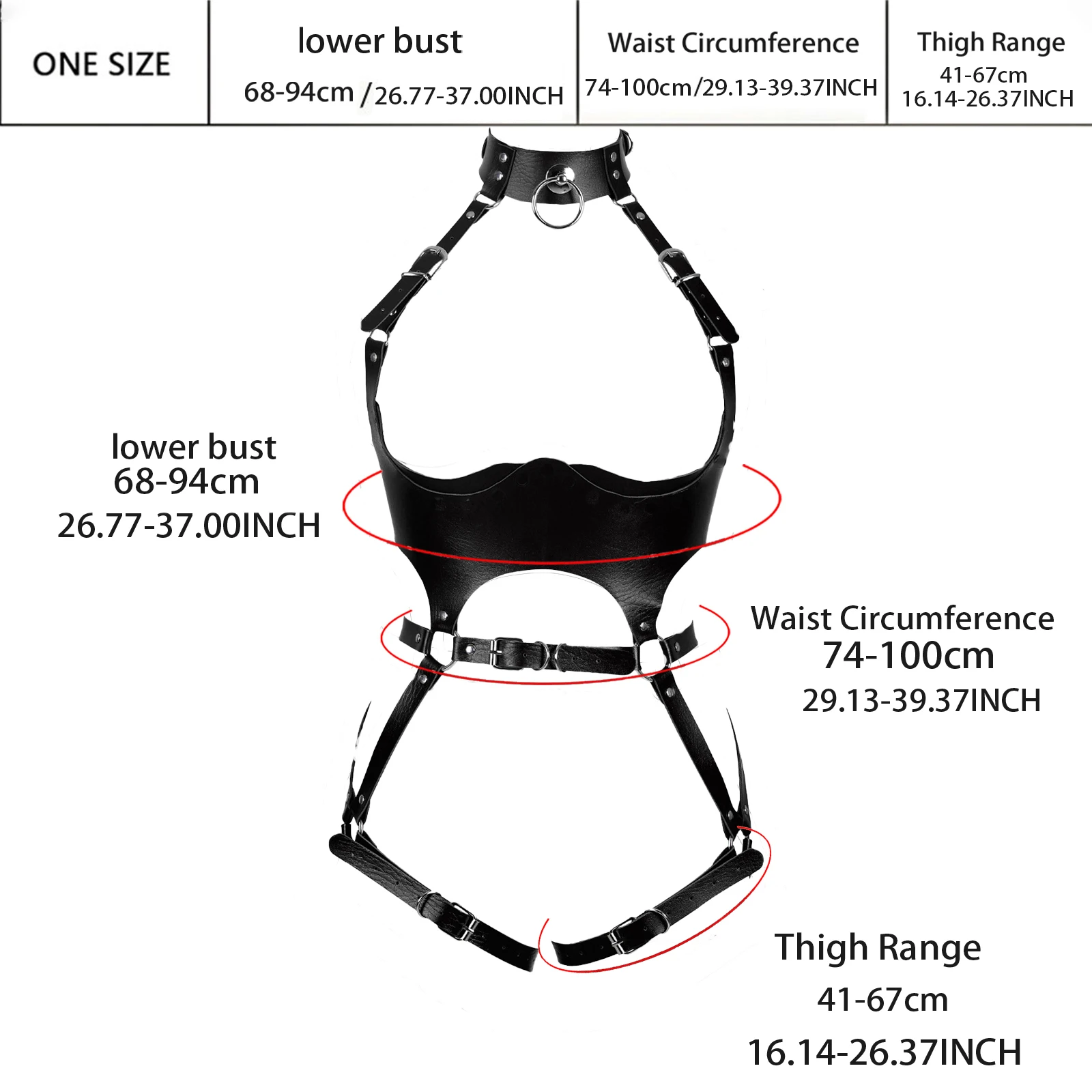 Women Sexy Sex Bondage Body Harness Belt Pu Leather Lingerie Bdsm Thigh Garter Belt Gothic Fetish Clothing Festival Rave Outfit Women Sexy Sex Bondage Body Harness Belt Pu Leather Lingerie Bdsm Thigh Garter Belt Gothic Fetish Clothing Festival Rave Outfit