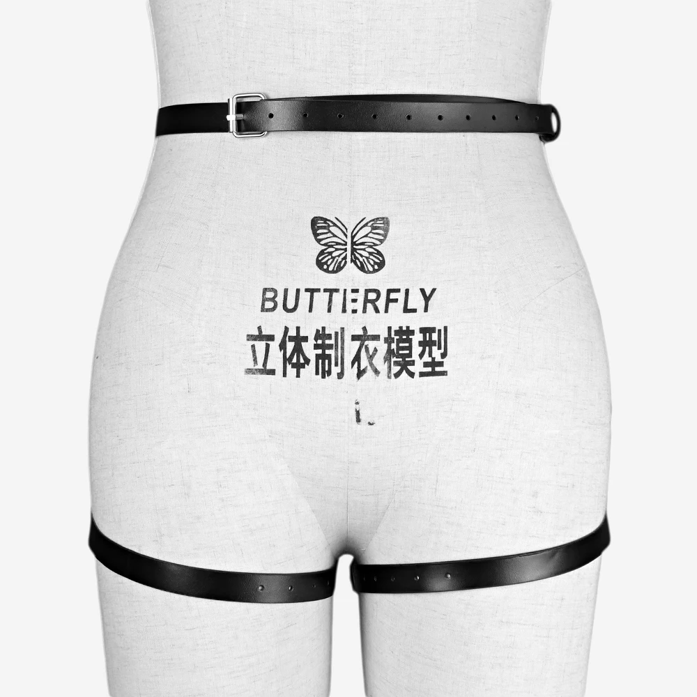 Leather Bondage Sexy Body Cage Leg Harness Women Stocking Suspenders Straps Bdsm Lingerie Garter Sword Belt Sex Toy Fetishwear Leather Bondage Sexy Body Cage Leg Harness Women Stocking Suspenders Straps Bdsm Lingerie Garter Sword Belt Sex Toy Fetishwear