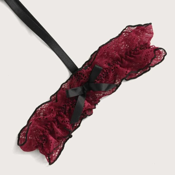 New Sexy Fashion Lace Lingerie Underwear Sleepwear Steel Ring Pajamas Garter Women Intimates Underwear Bra Panties Set Lingerie