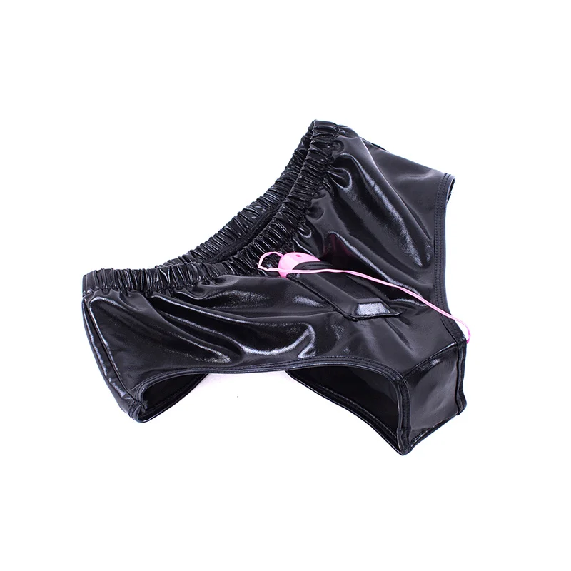 PU Leather Penis Panties Silicone Anal Butt Plug Dildos Lesbian Strapon Chastity Pants Underwear Masturbation Vibrating Sex Toys