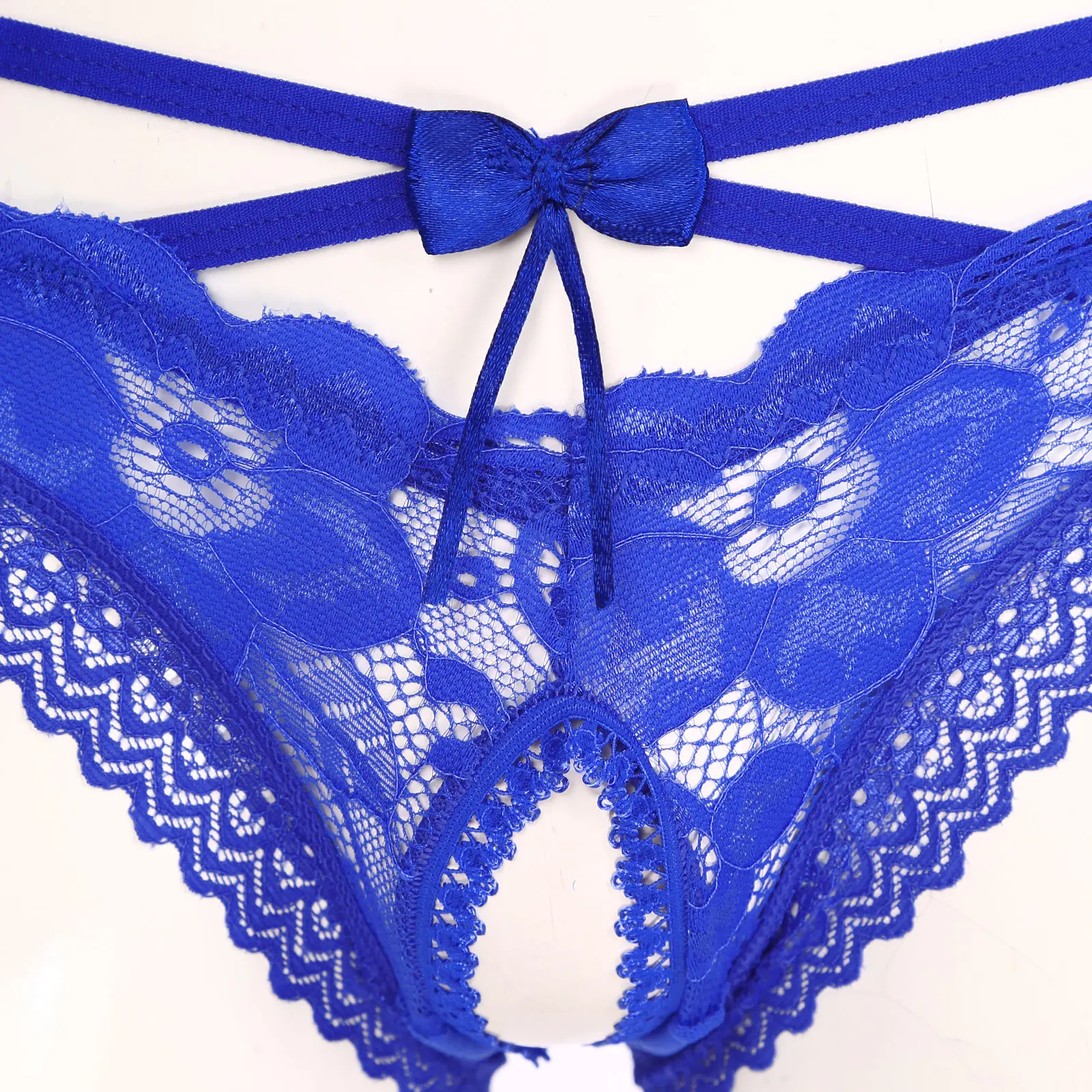 Mens Sissy Ruffled Lace Panties Sexy Underwear Lace Thong Enhance Pouch Bikini Briefs Low Rise Crotchless and Open But Jockstrap