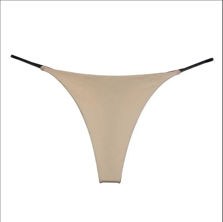 Women Panties Lingerie Strings Low-Rise Thong Panties Female Sexy Underwear Women Seamless Low Waist Ladies Briefs Thongs Sissy