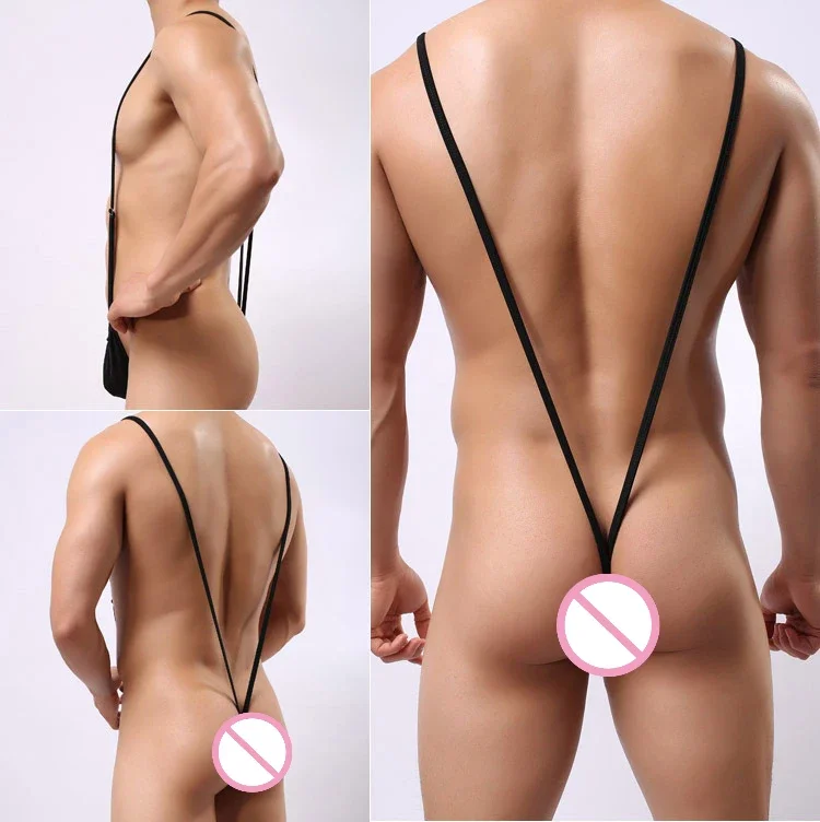 Men's Thong Sexy Lingerie Men Leotard Thongs Man Clothing Bodysuit Stage Perform Lingerie Gay U-shaped Protruding Bag Design Men's Thong Sexy Lingerie Men Leotard Thongs Man Clothing Bodysuit Stage Perform Lingerie Gay U-shaped Protruding Bag Design