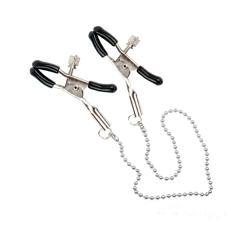 Exotic Accessories Beads Chain Nipple Clamps Bdsm Bondage Breast Flirting Tweezers Sex Toys For Women Adult Games Erotic Gadgets