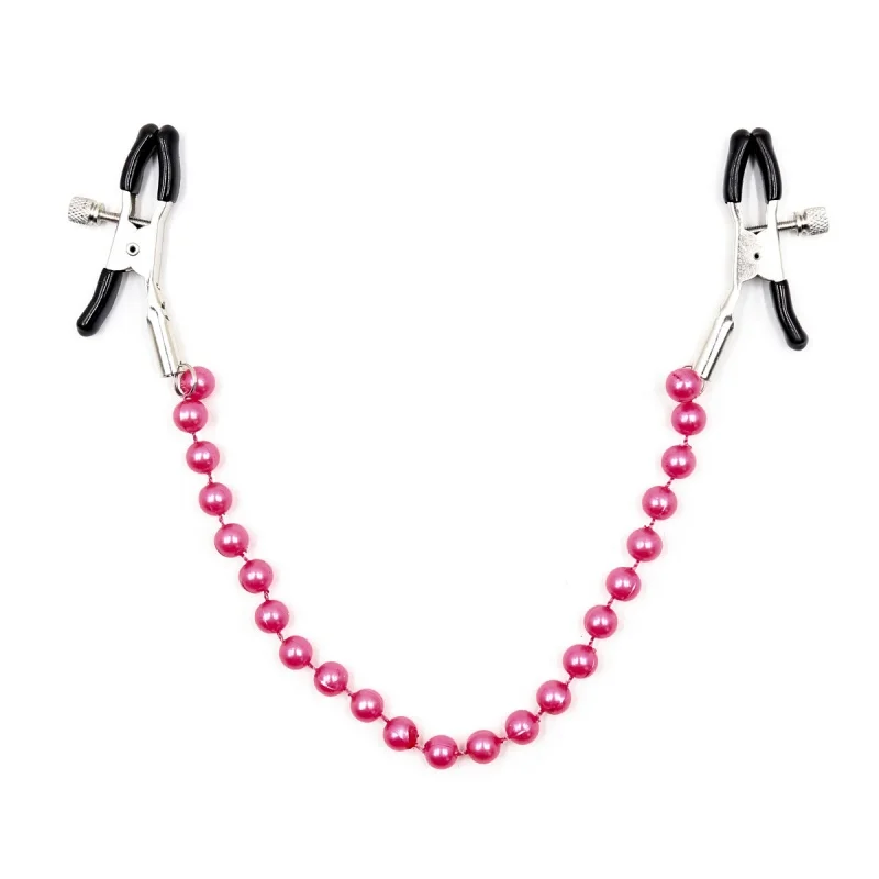 Exotic Accessories Beads Chain Nipple Clamps Bdsm Bondage Breast Flirting Tweezers Sex Toys For Women Adult Games Erotic Gadgets