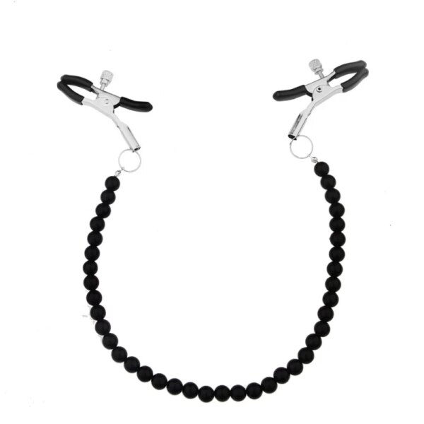 Exotic Accessories Beads Chain Nipple Clamps Bdsm Bondage Breast Flirting Tweezers Sex Toys For Women Adult Games Erotic Gadgets