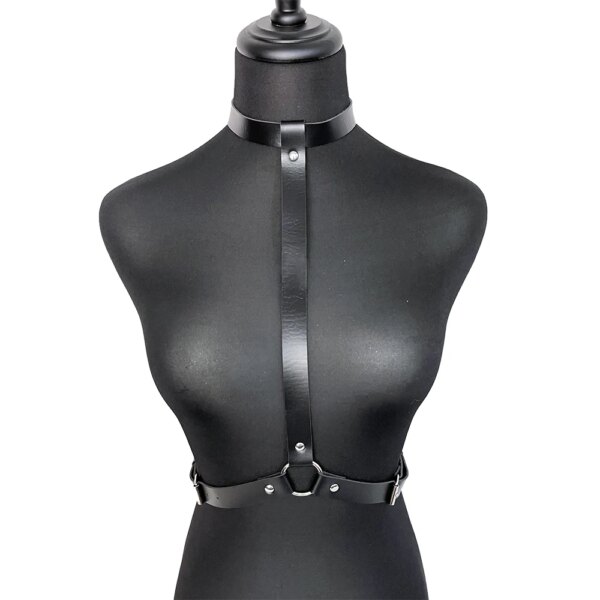 Women Sexy Chest Harness Leather Belt Adjustable Sword Belt Gothic Punk Clothing Lingerie Bdsm Bondage for Adult Toys Accessorie