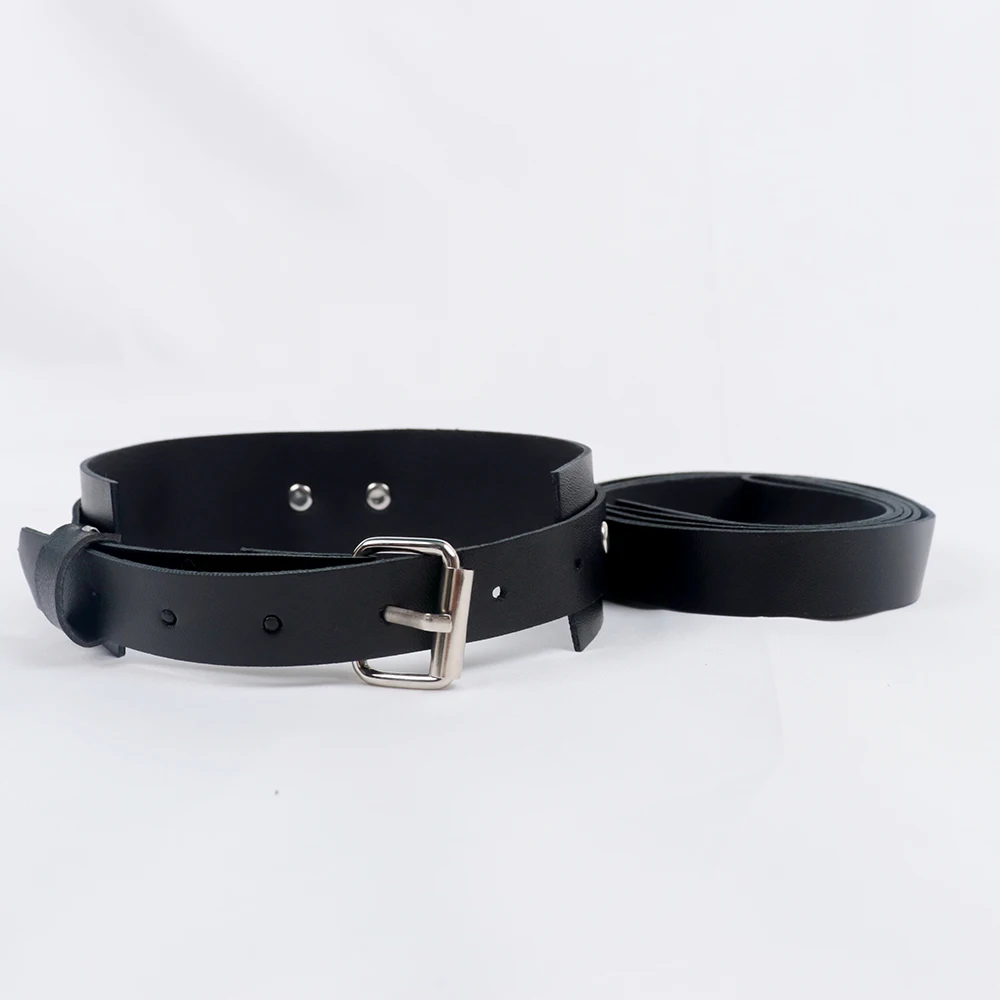 BDSM Collar Sexy Leash Ring PU Leather Slave Bondage Toys For Lover Role Play Erotic Posture Spreader Sex Toys For Couples BDSM Collar Sexy Leash Ring PU Leather Slave Bondage Toys For Lover Role Play Erotic Posture Spreader Sex Toys For Couples
