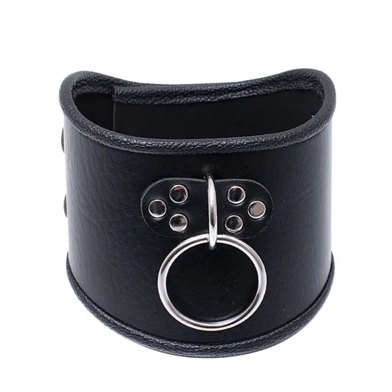 PU Leather BDSM Bondage Posture Neck Collar With Pull Ring Adjustable Collar Rings Belt Slave Bondage Strap Harness Sex Toys PU Leather BDSM Bondage Posture Neck Collar With Pull Ring Adjustable Collar Rings Belt Slave Bondage Strap Harness Sex Toys