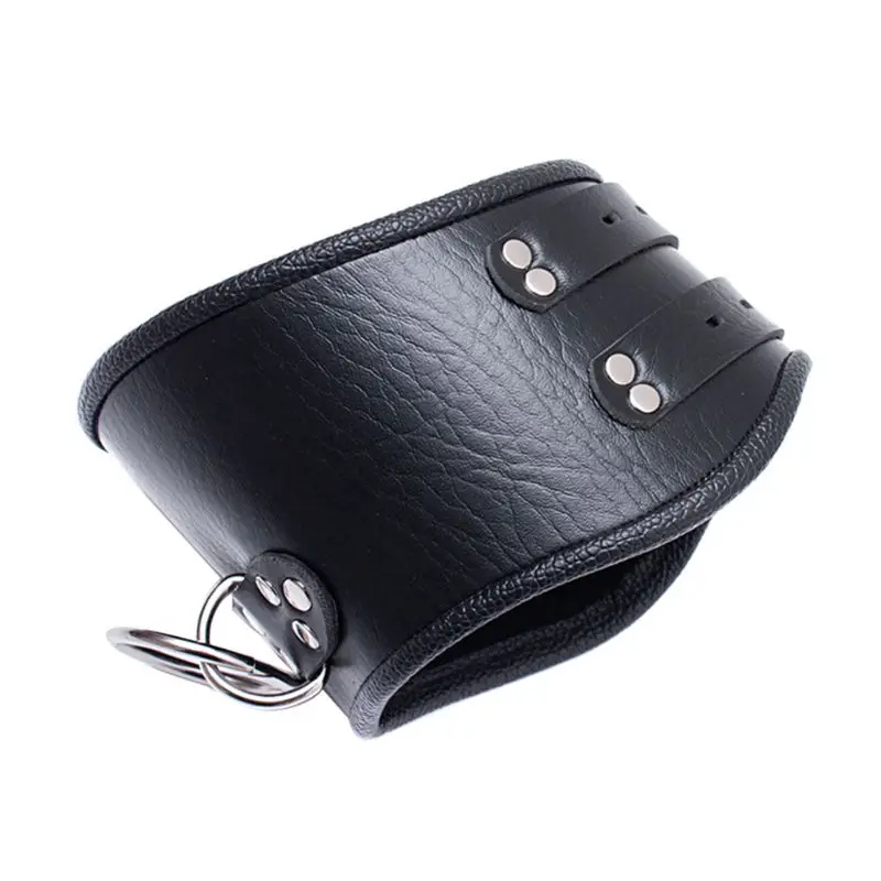 PU Leather BDSM Bondage Posture Neck Collar With Pull Ring Adjustable Collar Rings Belt Slave Bondage Strap Harness Sex Toys PU Leather BDSM Bondage Posture Neck Collar With Pull Ring Adjustable Collar Rings Belt Slave Bondage Strap Harness Sex Toys