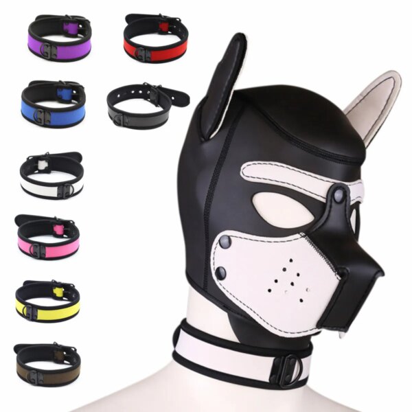 Exotic Accessory of  Bondage Collar Strap for Men Women Bdsm Slave Cosplay Fetish Sponge Choker Flirt Erotic Sex Toys