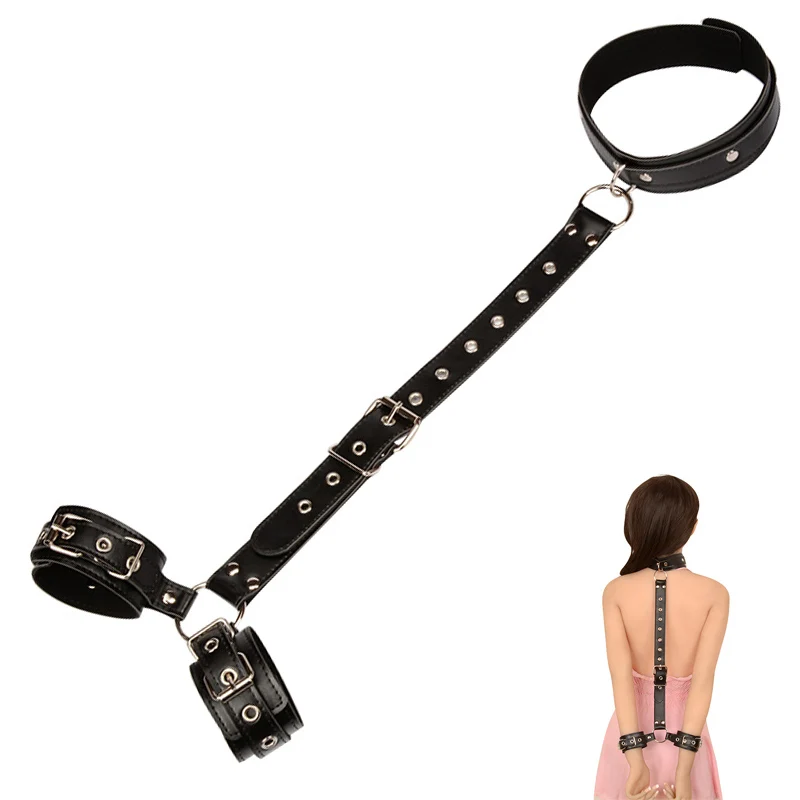 BDSM Bondage Restraints Collar Fetish Sex Products Gags Adult Games Erotic Sex Toys for Woman Couples Slave Neck Handcuffs BDSM Bondage Restraints Collar Fetish Sex Products Gags Adult Games Erotic Sex Toys for Woman Couples Slave Neck Handcuffs