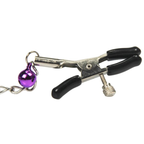 Novelty Adjustable Three-Headed Metal Nipple Clamps Clitoris Clip BDSM Bondage Restraints Adult Sex Toys For Couple