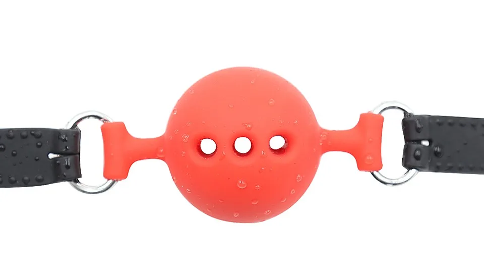 Soft Silicone Gag Ball BDSM Oral Bondage Gear Fetish Open Mouth Breathable Sex Toys For Couples Cosplay Slave Exotic Accessories