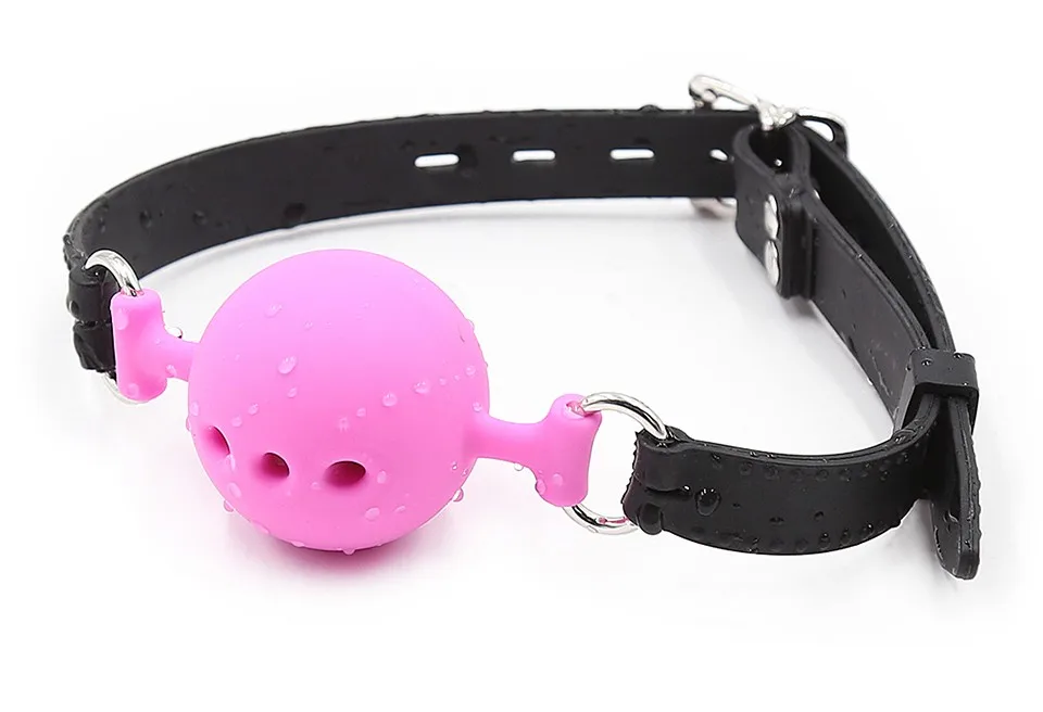 Soft Silicone Gag Ball BDSM Oral Bondage Gear Fetish Open Mouth Breathable Sex Toys For Couples Cosplay Slave Exotic Accessories