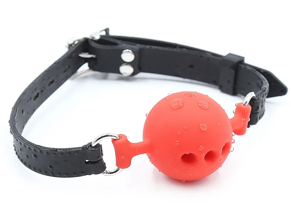 Soft Silicone Gag Ball BDSM Oral Bondage Gear Fetish Open Mouth Breathable Sex Toys For Couples Cosplay Slave Exotic Accessories