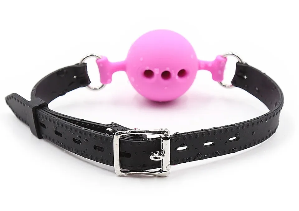 Soft Silicone Gag Ball BDSM Oral Bondage Gear Fetish Open Mouth Breathable Sex Toys For Couples Cosplay Slave Exotic Accessories