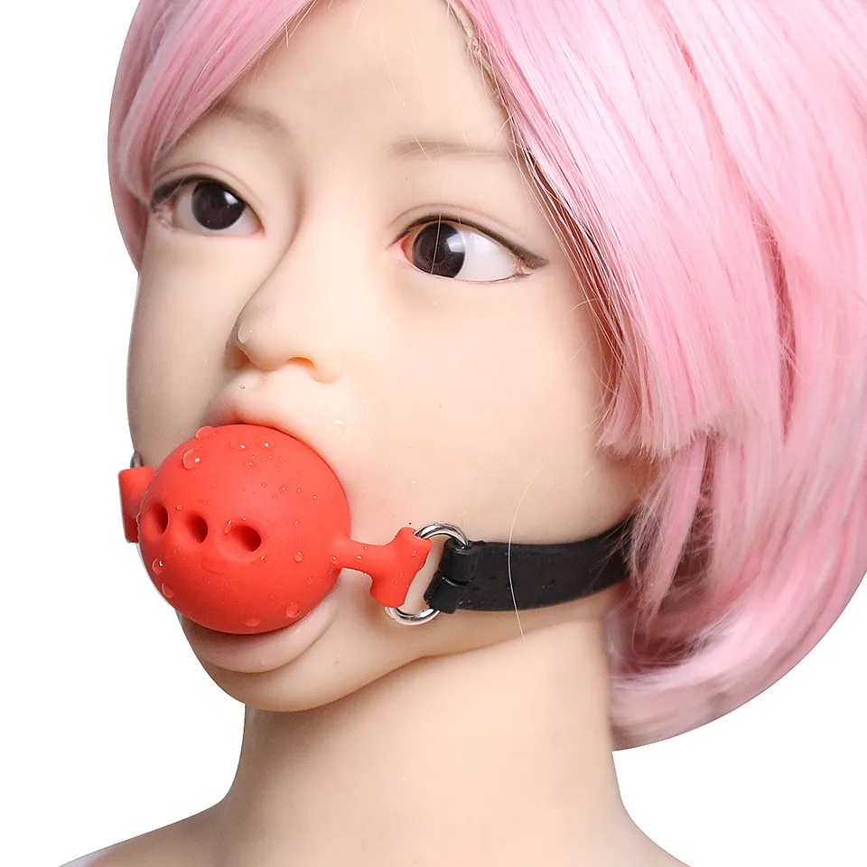 Soft Silicone Gag Ball BDSM Oral Bondage Gear Fetish Open Mouth Breathable Sex Toys For Couples Cosplay Slave Exotic Accessories